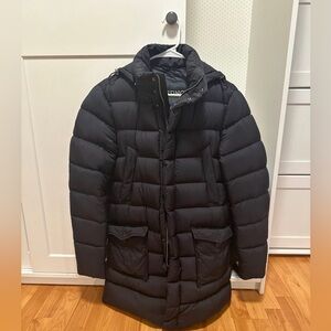 Herno- Men’s Long Black Puffer Coat